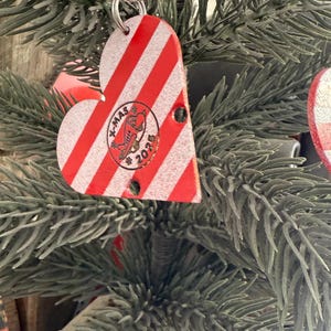 Southwest Airlines B737 heart X-MAS 2025 keychain or ornament image 4