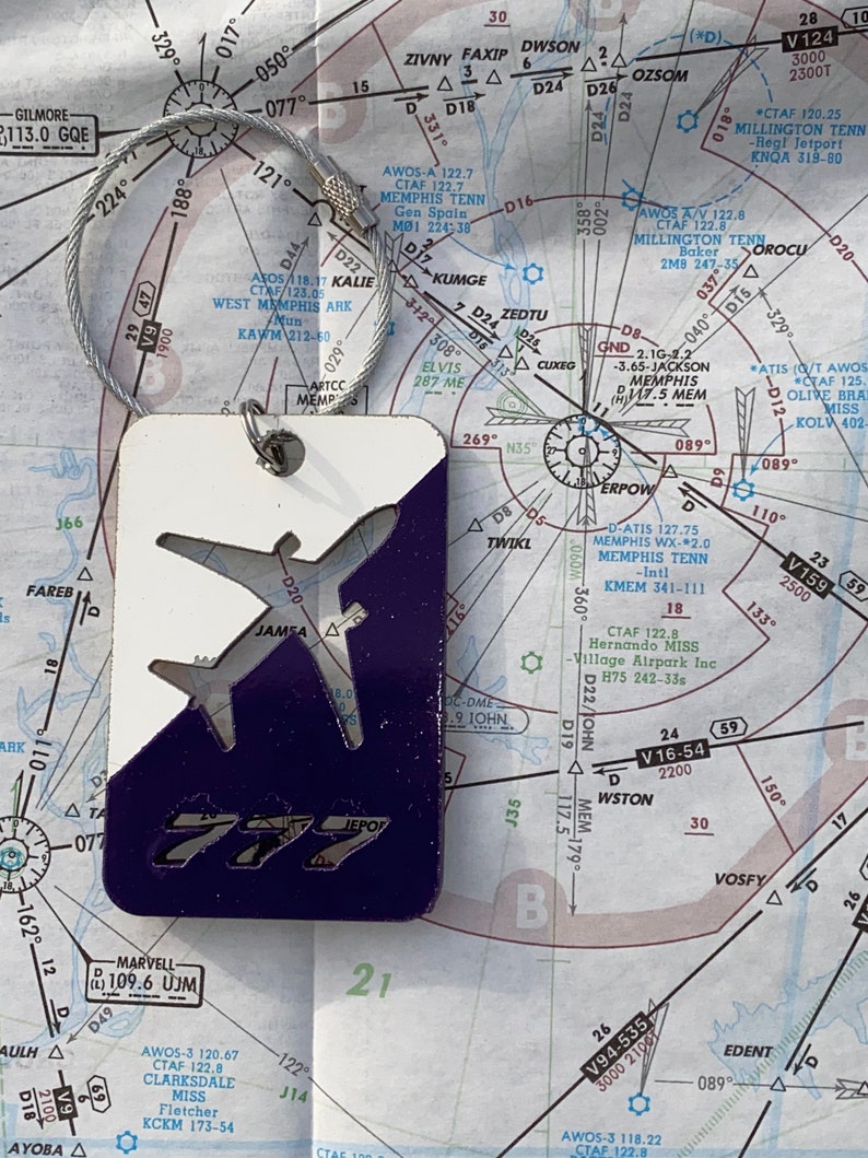Boeing 777 Luggage Tag Fedex Livery Etsy