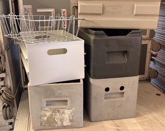 Airline Branded Galley ice bin or drawer