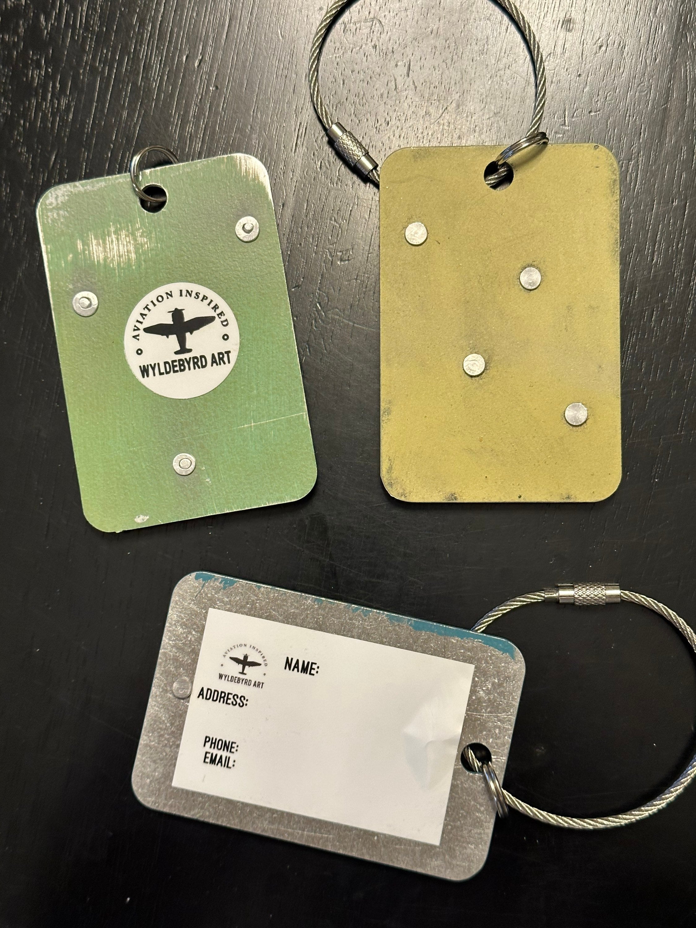 Portachiavi Pilota In Addestramento - Etichetta Bagaglio Ricamata - Qualità Premium Aviamart - Foto 10