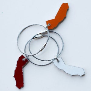Authentic California One Boeing 737 fuselage key fob