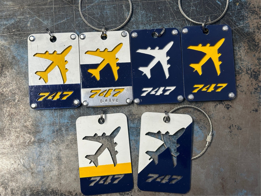 Lufthansa B747 Skin Luggage Tags. DABVC Etsy