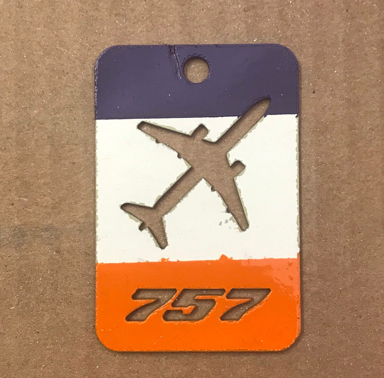 Boeing 757 Luggage Tag Fedex Etsy