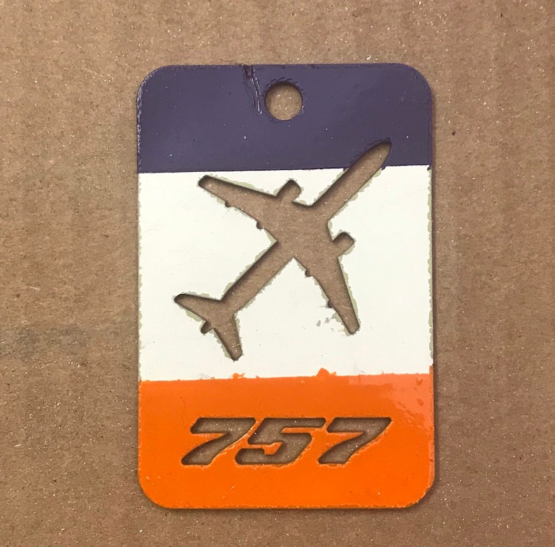 Boeing 757 Luggage Tag Fedex Etsy Israel