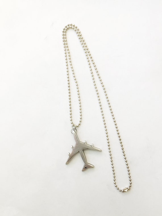 実物 B747 航空機チャームボールネックレス - Etsy 日本