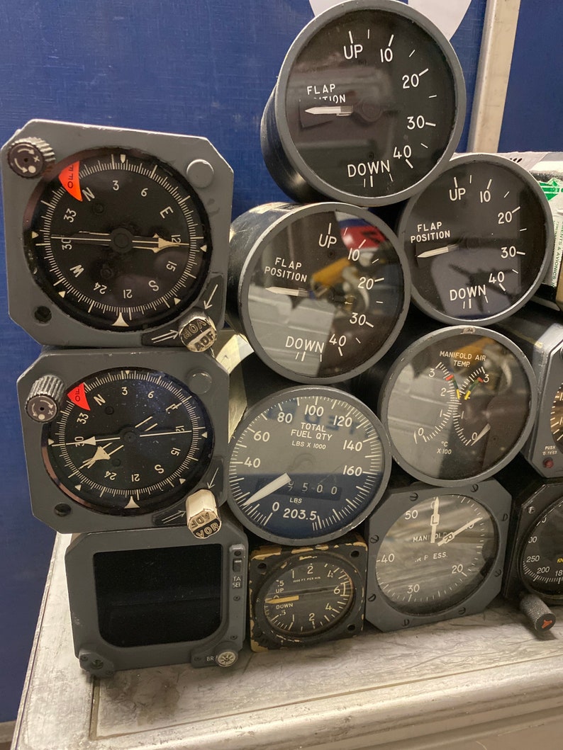 Used aircraft instruments Etsy