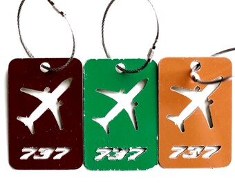 Targhetta Per Bagaglio American Airlines Con Carta Da Gioco - Vari Disegni, Plastica, Nuova