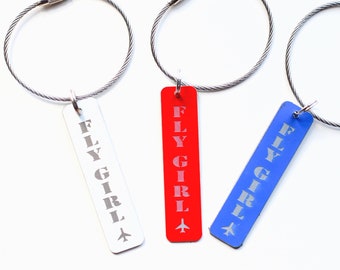 Special! Fly Girl Southwest Airlines fuselage keychain