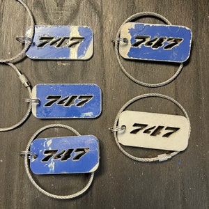 Contintenal Airlines B747-200 N17025 key fob