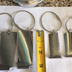 Turbine blade key chain imagem 1