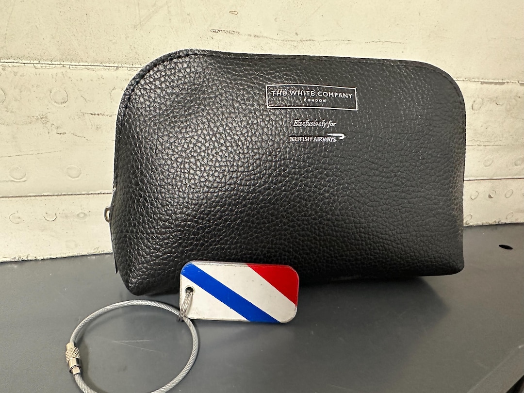 British Airways & the White Company Amenity Kit and A320 Skin Key
