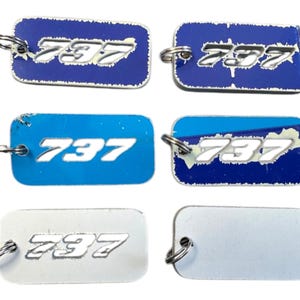 ANA B737 Aircraft Skin key fobs JA13AN