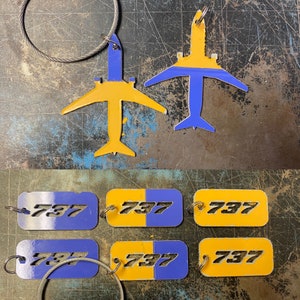 Southwest retired Boeing 737 fuselage key fobs and keychains N376SW