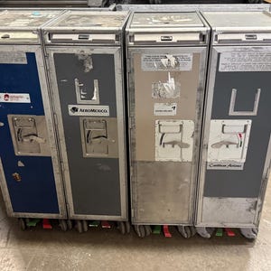 Branded Airlines  Half Sized Atlas Standard Drink Galley Cart choose Asiana, Caribbean Airlines, Aero Mexico