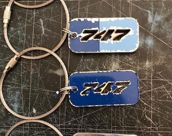 ユナイテッド航空 B747 胴体キーホルダー - Etsy 日本