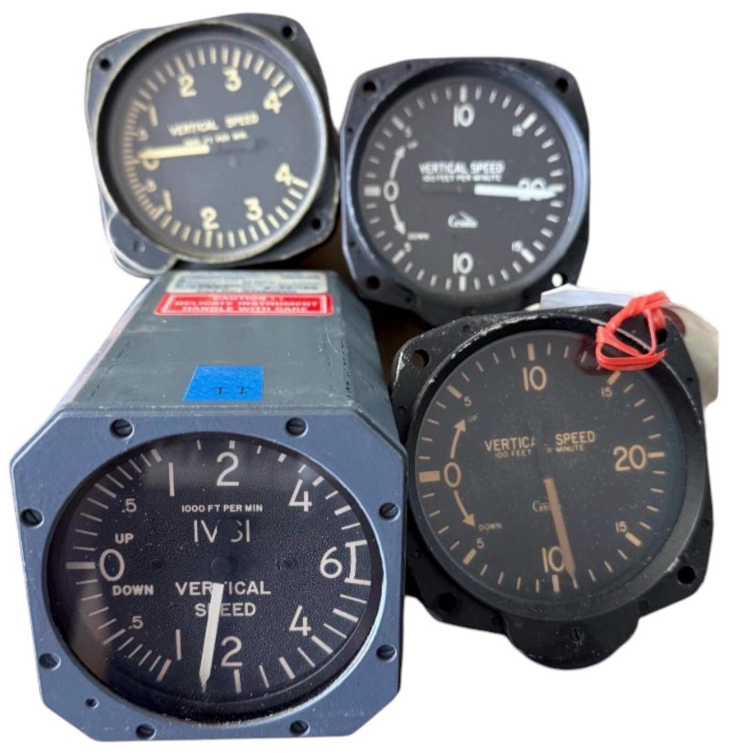 Retired Vintage IVSI, or Climb Indicator Aviation Cockpit Instrument - Etsy