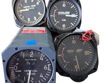Retired Vintage IVSI, or Climb indicator Aviation Cockpit instrument