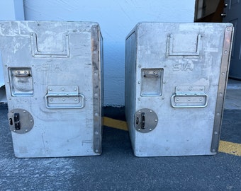 Vintage Stock Singapore Airlines  Galley boxes.