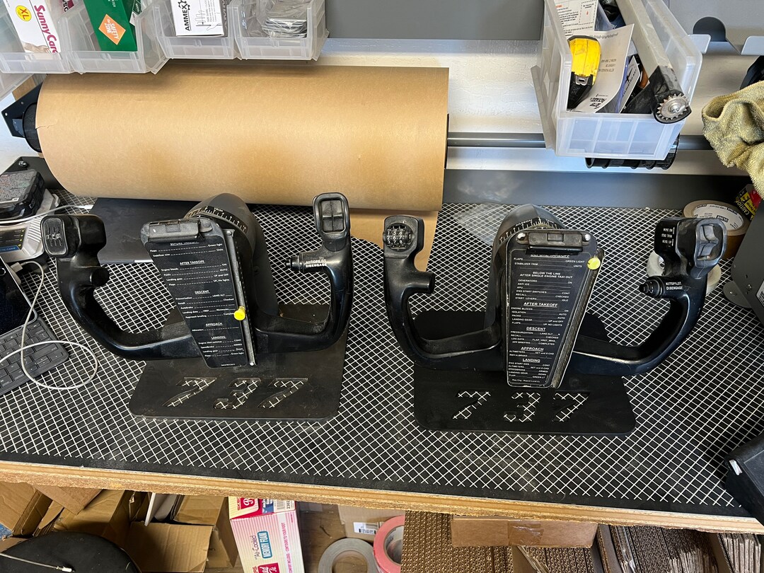 B737700 Control Yoke Stands Etsy