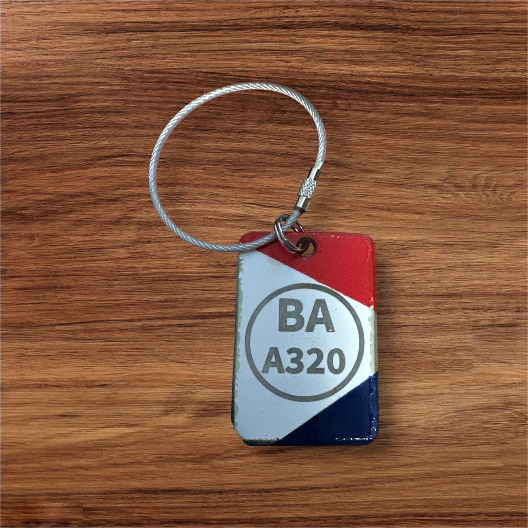 British Airways Club World Amenity Kit: Aircraft Skin Key Tag