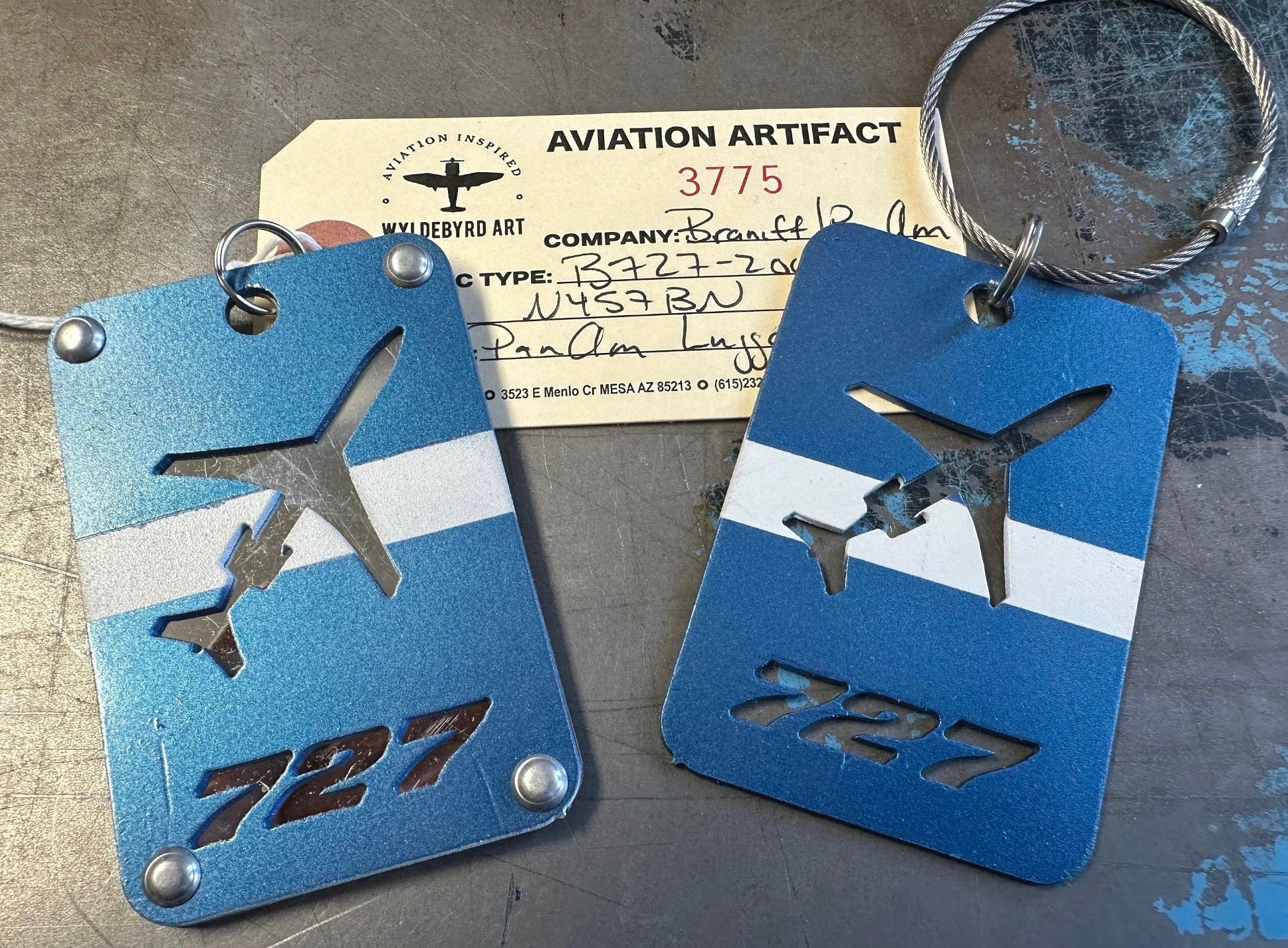 Pan Am Luggage Tag - Etsy