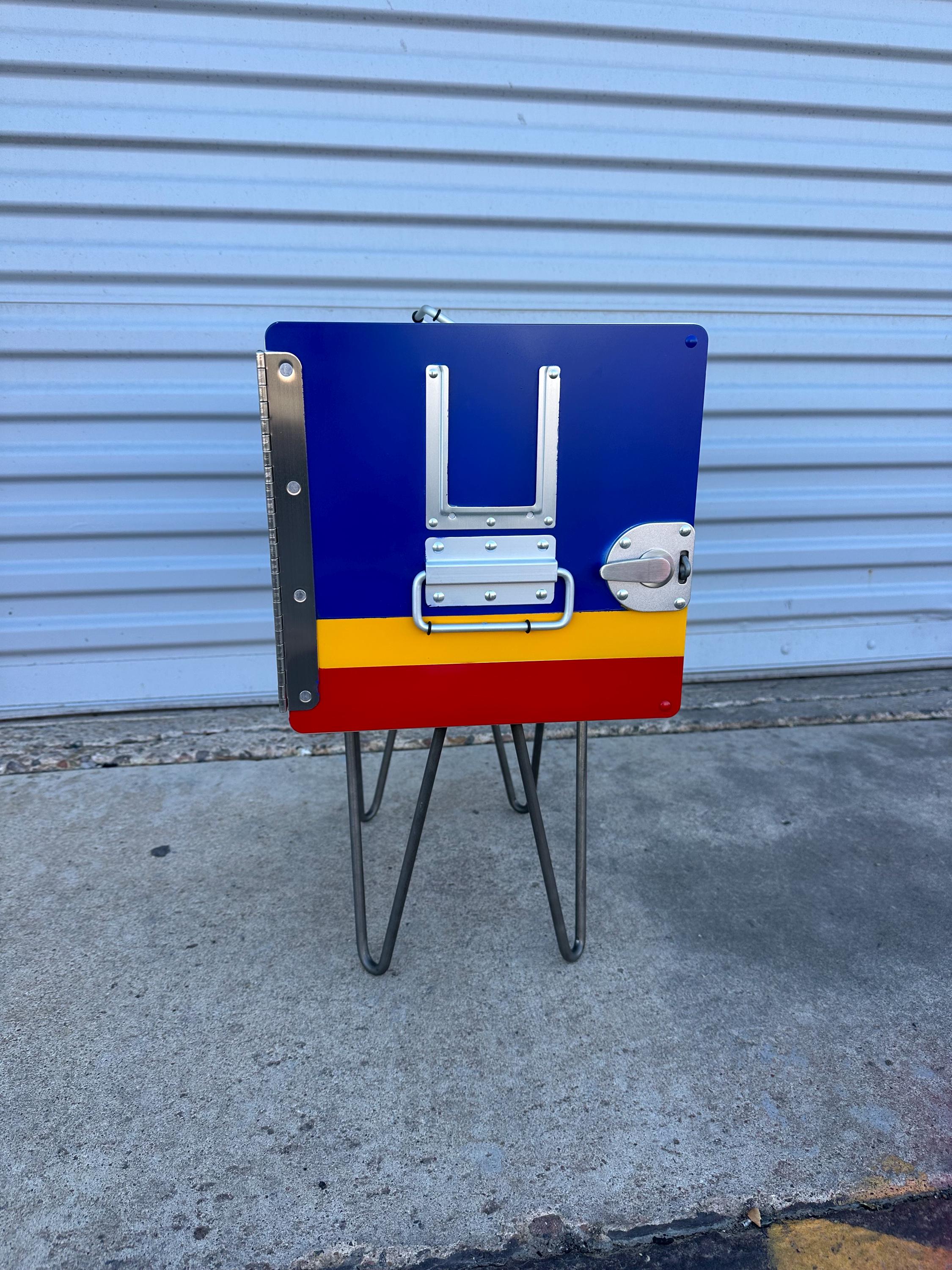 Southwest Airlines Inspired Galley Box Side Table: Aviation Decor