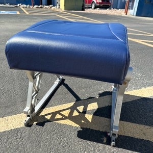 Former Southwest Airlines passenger seat ottoman