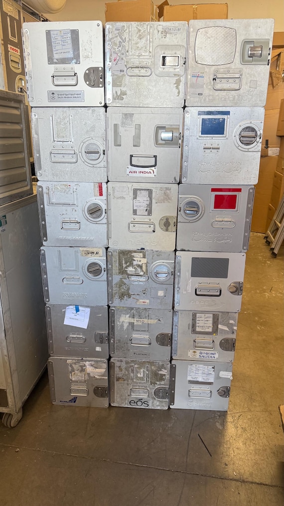 Retired aviation atlas galley box