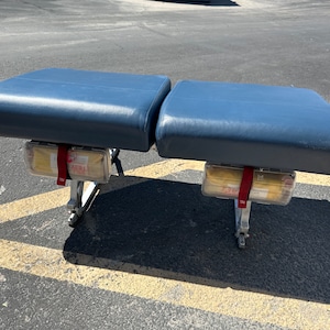 Former Delta Airlines B747 passenger seat  bench