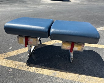 Former Delta Airlines B747 passenger seat  bench