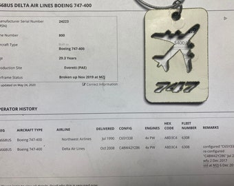 Former Delta/NWA B747 Fuselage N668US