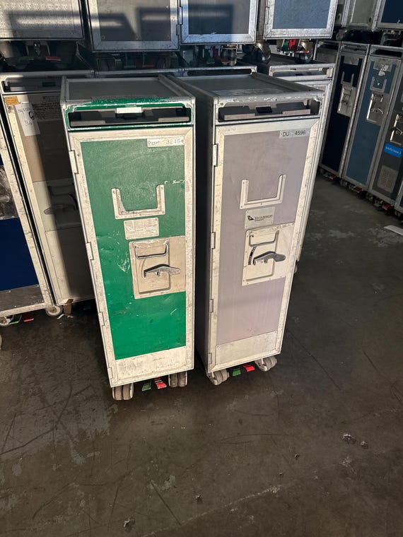 South African Airlines Half Atlas Galley Cart Collection