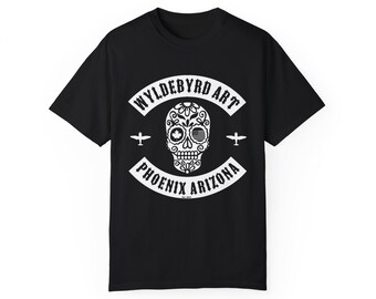 Wyldebyrd Sugar Skull Unisex Garment-Dyed T-shirt