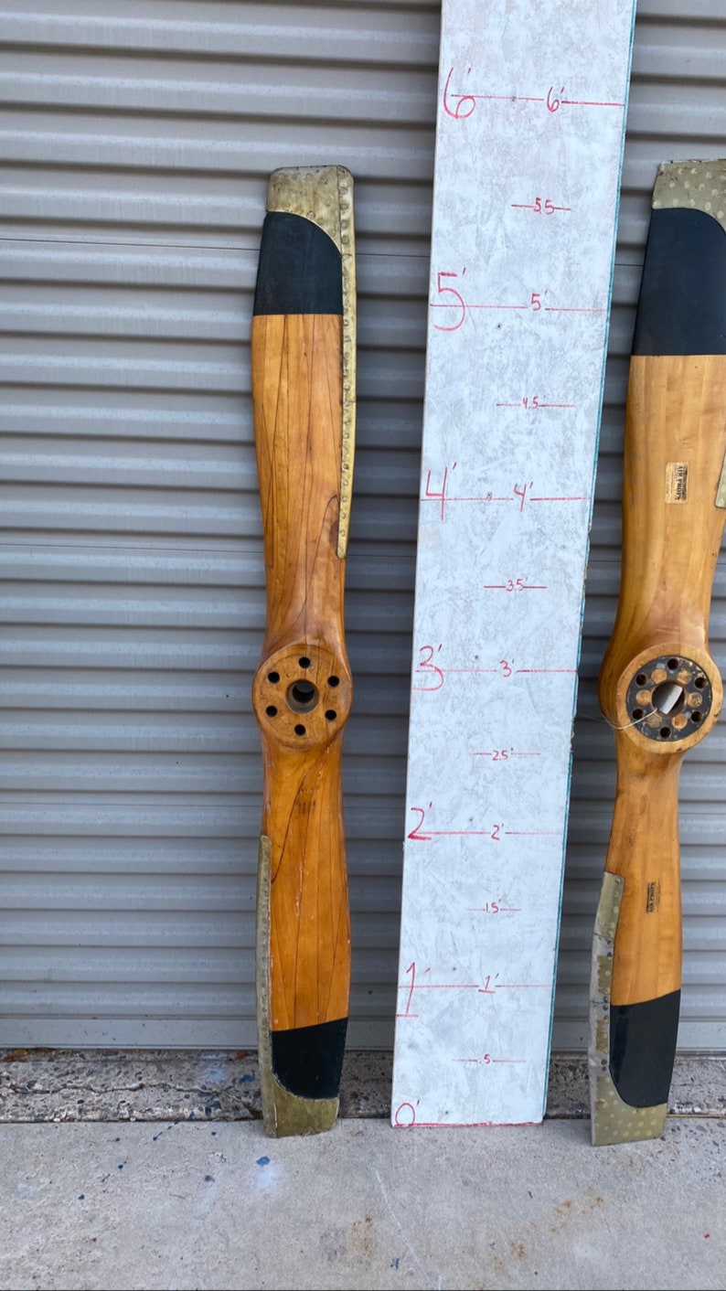 Vintage Wood Airboat Propeller Etsy