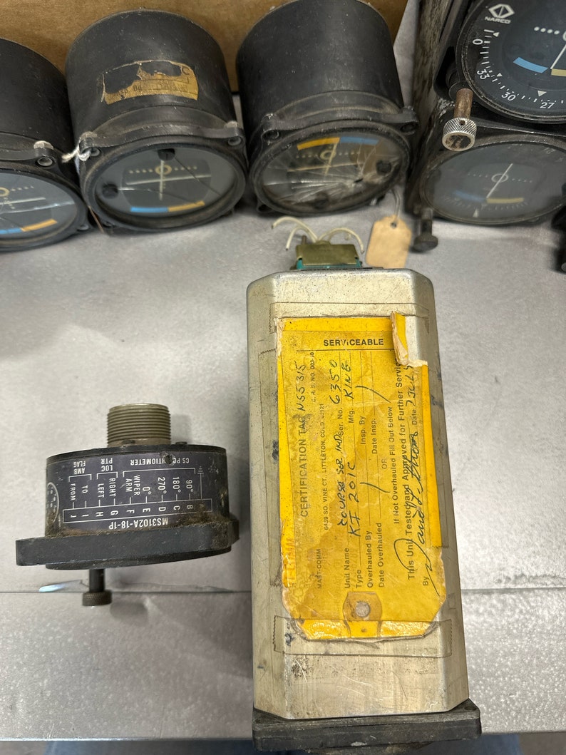 Retired Instrument Label Retired Aviation Cockpit Instrument - Course Selector Omni Indicator - Etsy