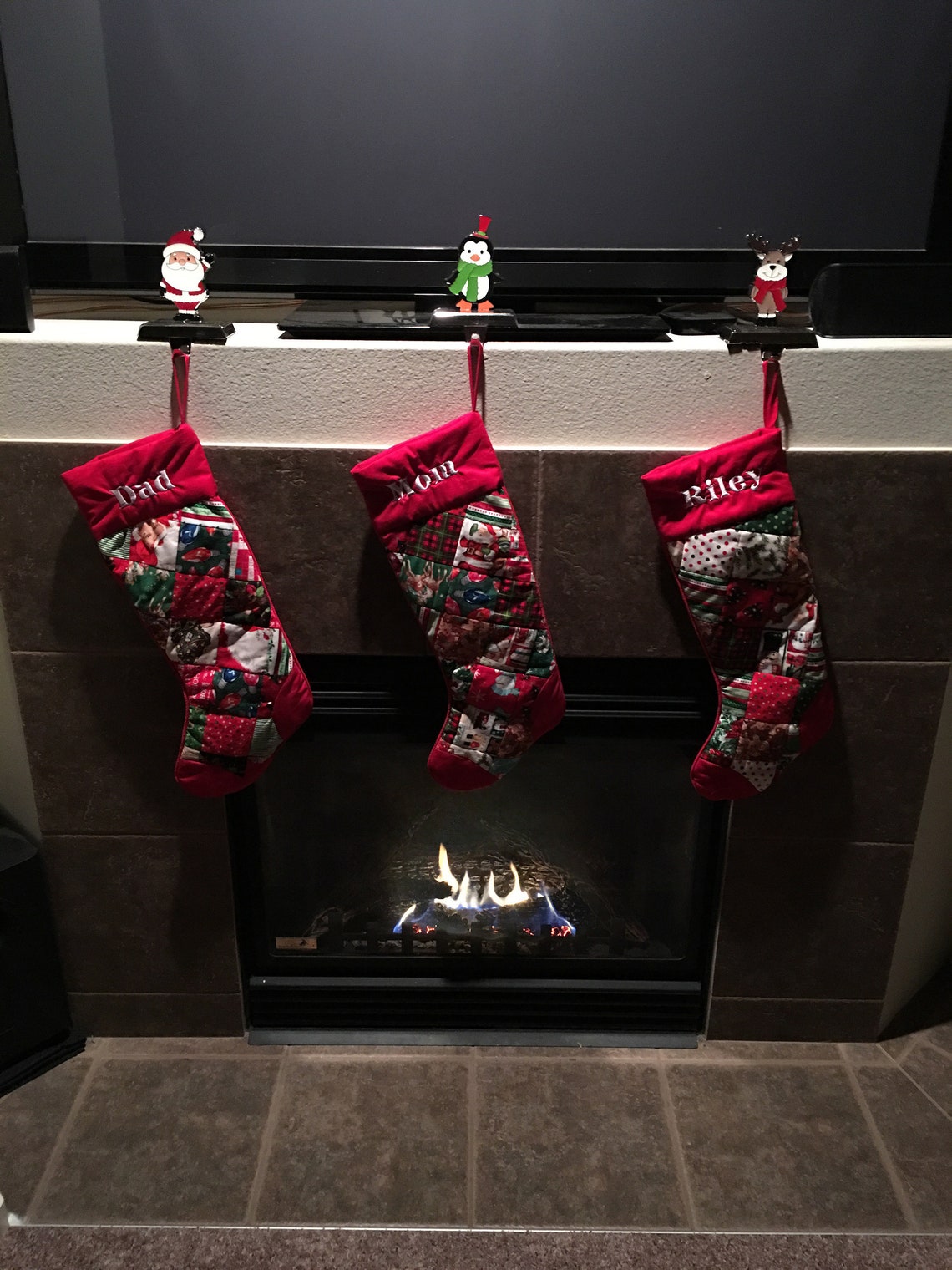 Personalized Handmade Quilted Christmas Stockings BEAUTIFUL Etsy