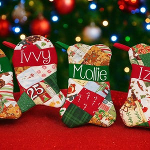 Paws-itively Adorable Personalized Quilted Christmas Stockings for Pets – Featuring Magical Disney Styles Available!