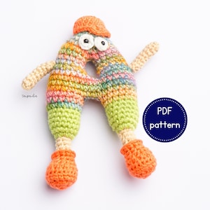 Amigurumi Alphabet Letter A Pattern, Crochet Cute Alphabet, Colorful Crochet Letters, Educational Toy for Kids, Unique Baby Shower Gift,