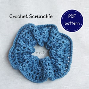 Crochet Scrunchie Pattern: Easy Hair Accessories (PDF Pattern)