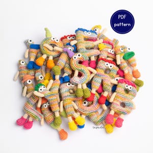Patrón de crochet del alfabeto amigurumi, guía completa de la A a la Z para proyectos de bricolaje, regalo perfecto para baby showers o nuevos padres.