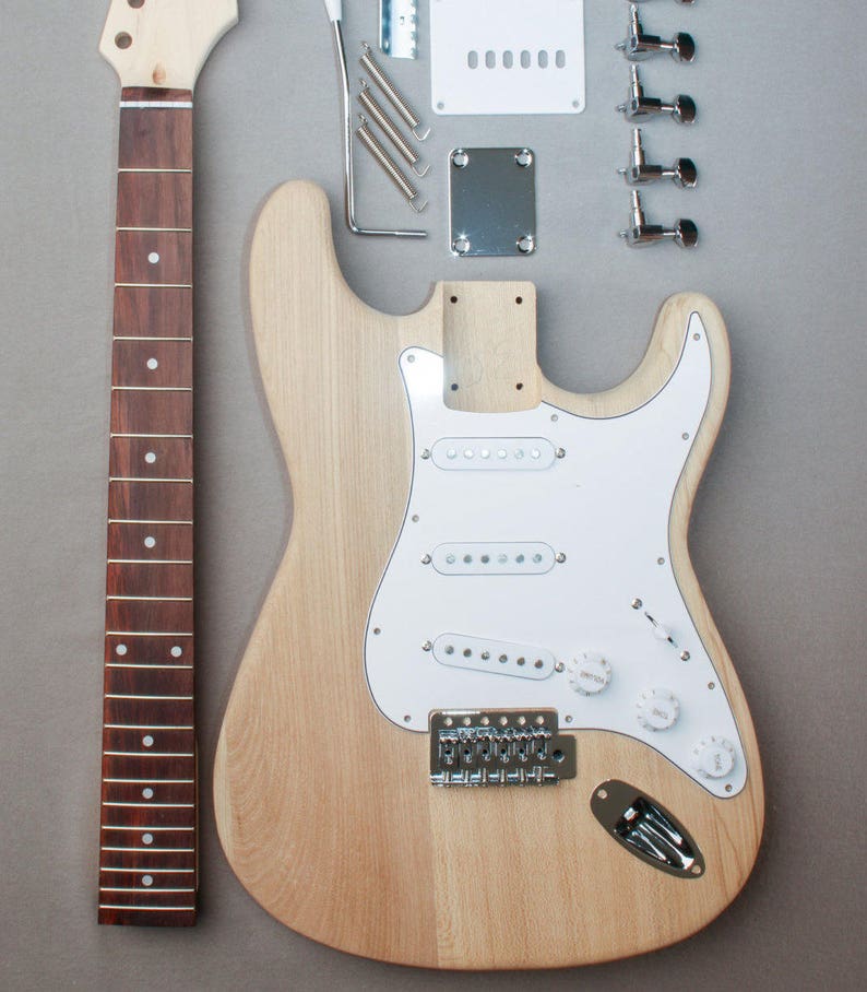 DIY Gold ST Style Electric Guitar Kit Etsy