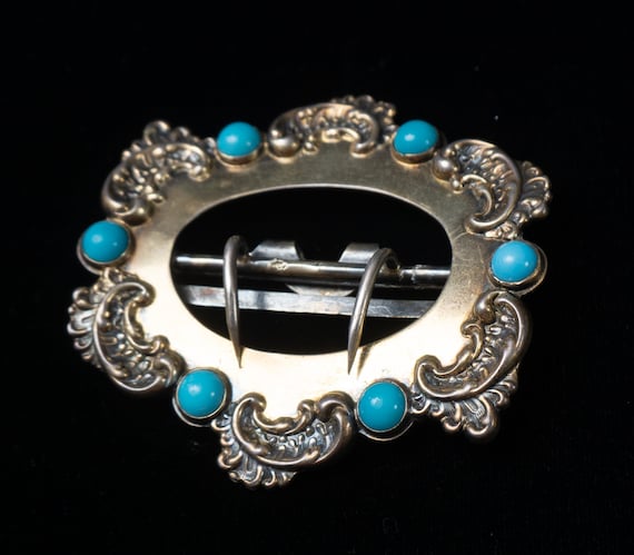 Antique Frank M Whiting Sterling Silver Art Nouveau Belt 