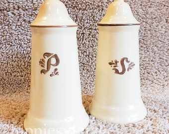 Large Vintage Village (Made in USA) by Pfaltzgraff Salt Pepper