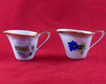 Cottier Freres Switzerland Hand Painted Gold Trim Number 214