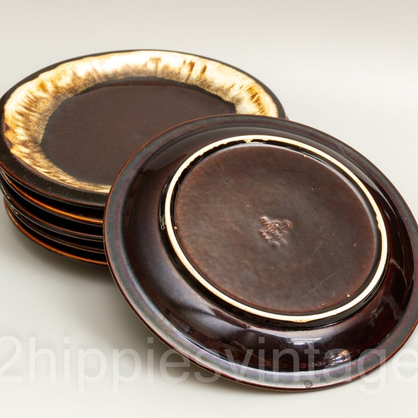 Pfaltzgraff Gourmet Brown Drip Used ONE Vintage Dinner Plates