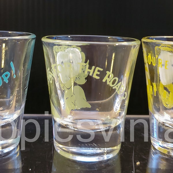 1950s Shot Glasses Etsy