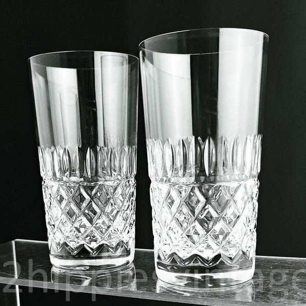 Lead Crystal Highball Glasses Etsy