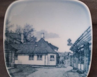 Vintage Bing and Grondahl Porcelain Plaquette H C Andersen Hus Giftware 9716/708