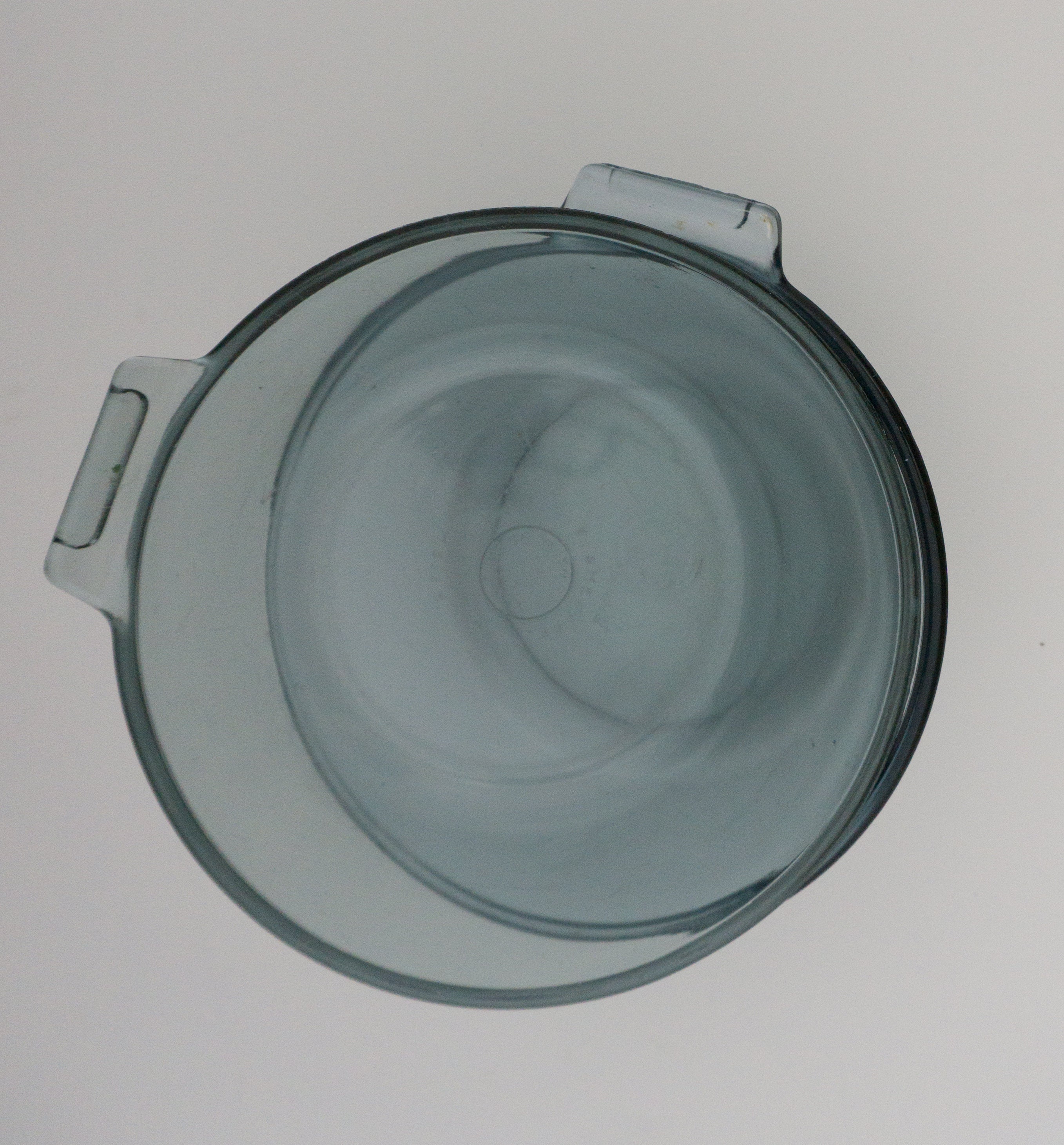 Pyrex Flameware Vintage 1930's & 40's Blue Tint Stove and Ovenware DM 832B Set of TWO 7 x 3