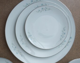 1966 Mid Century Tilford by Noritake Place Settings for Seven with Extra Pieces